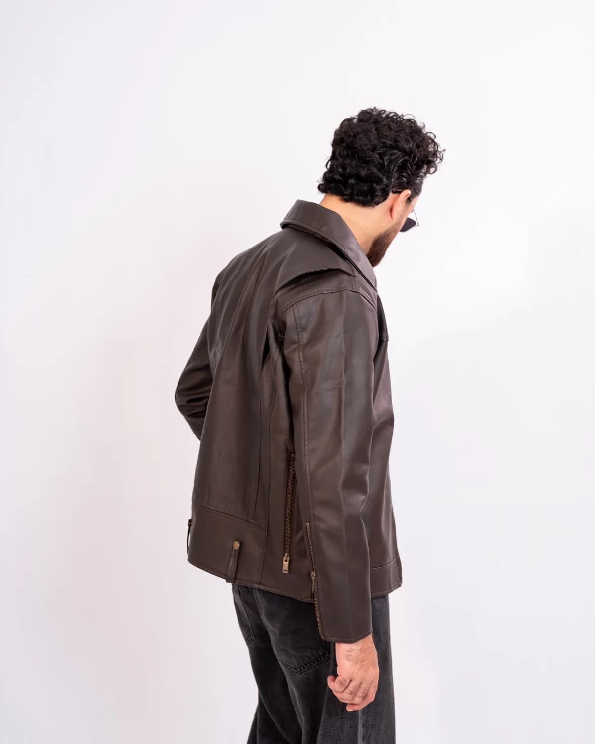ARZAAL'S THE RICH DARK CHOCOLATE LEATHER JACKET ST2 thumbnail 1