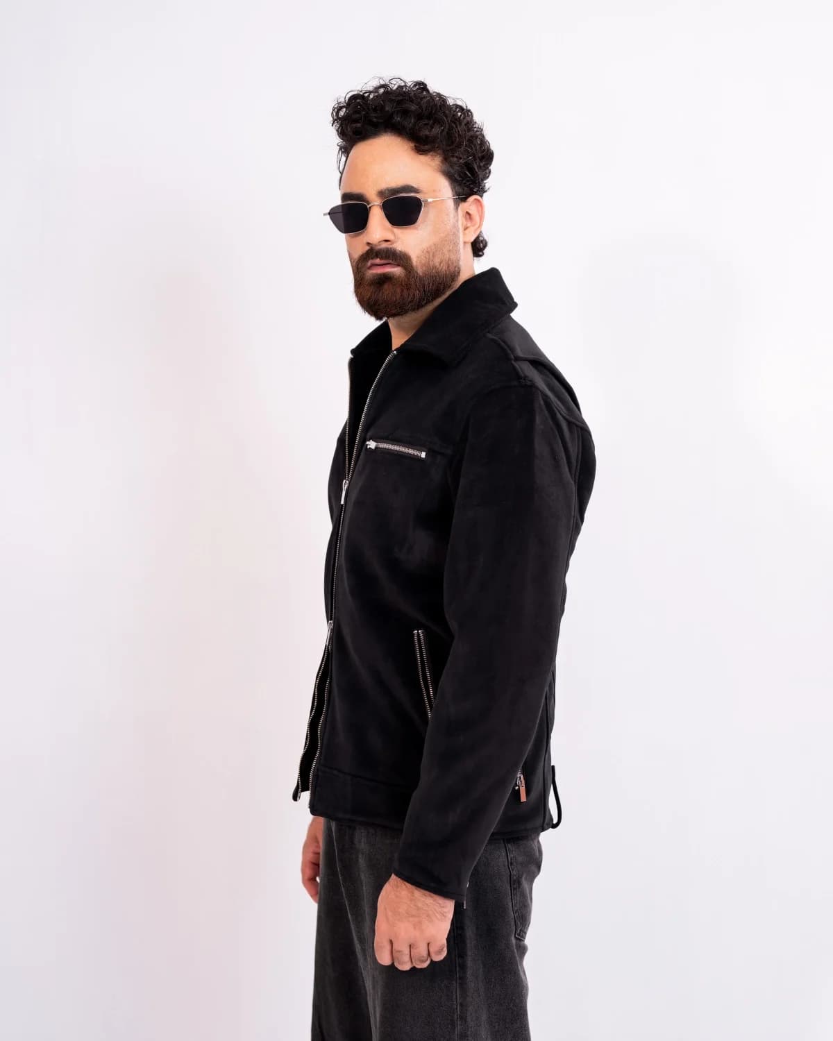 ARZAAL'S BLACK FAUX FUR JACKET ST2 thumbnail 1