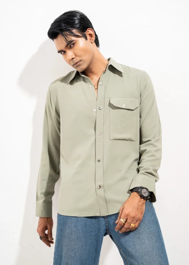 Camouflage Green Shirt