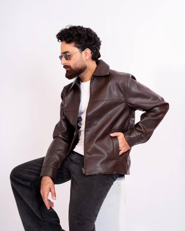 ARZAAL'S THE RICH ESPRESSO BROWN LEATHER JACKET ST10