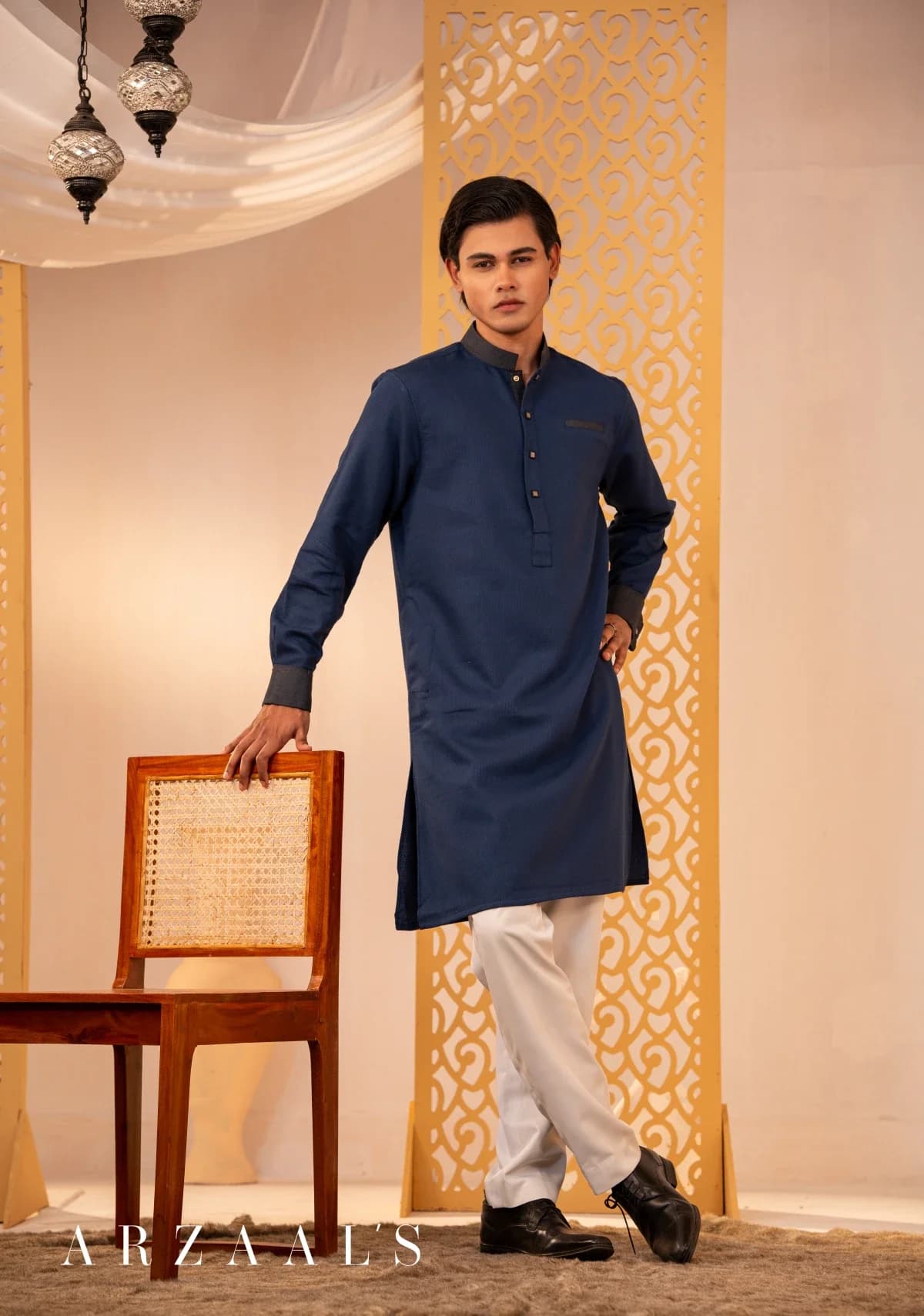 ARZAALS LIGHT NAVY KEFLIN ST-01 thumbnail 1