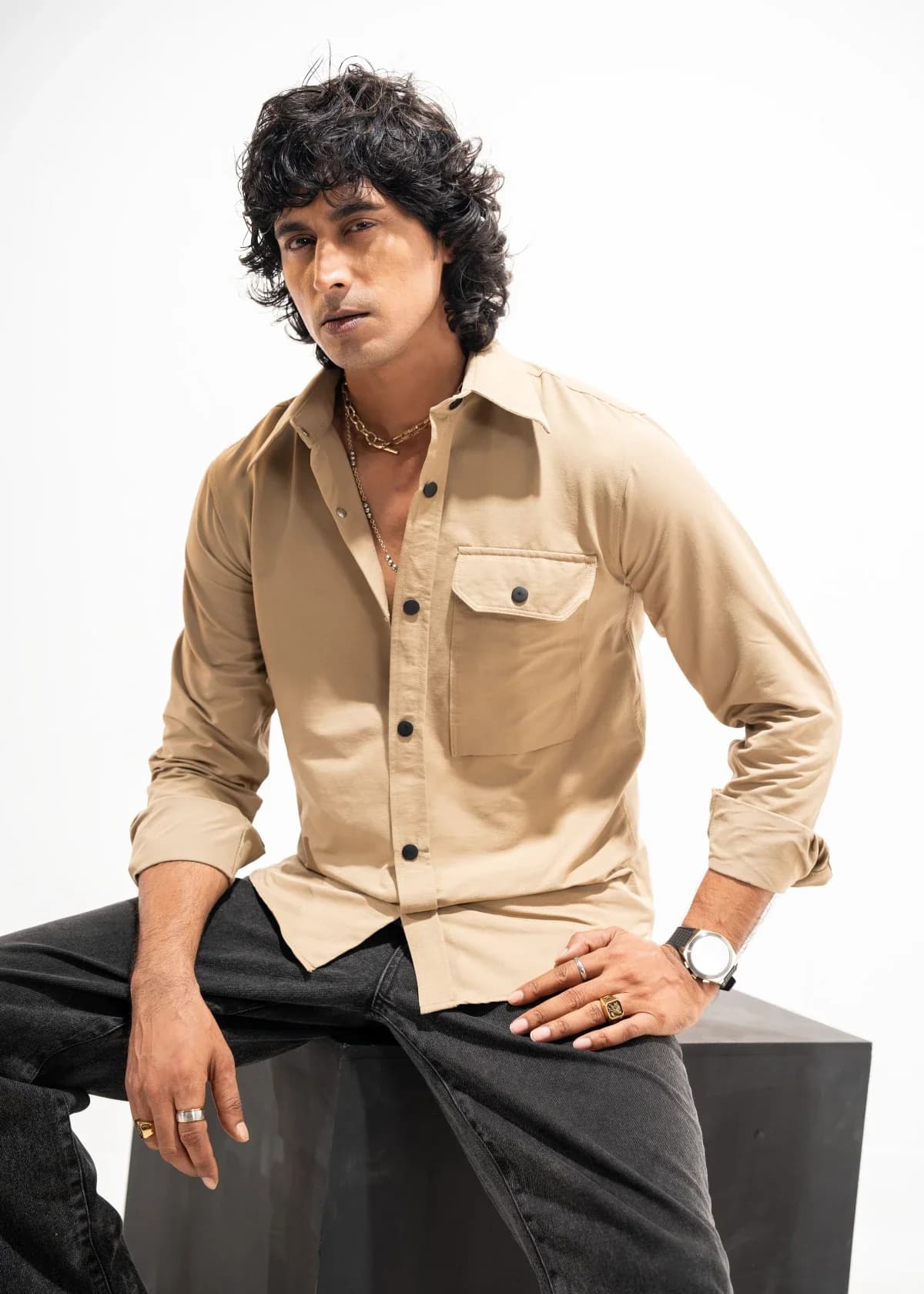 Pale Brown Shirt thumbnail 2
