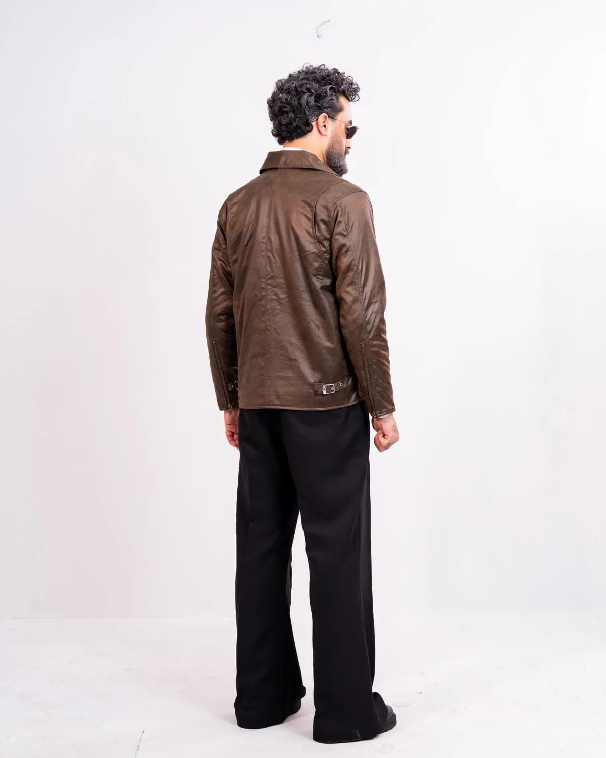 ARZAAL'S THE PULLUP BROWN SUEDE LEATHER JACKET ST01 thumbnail 5