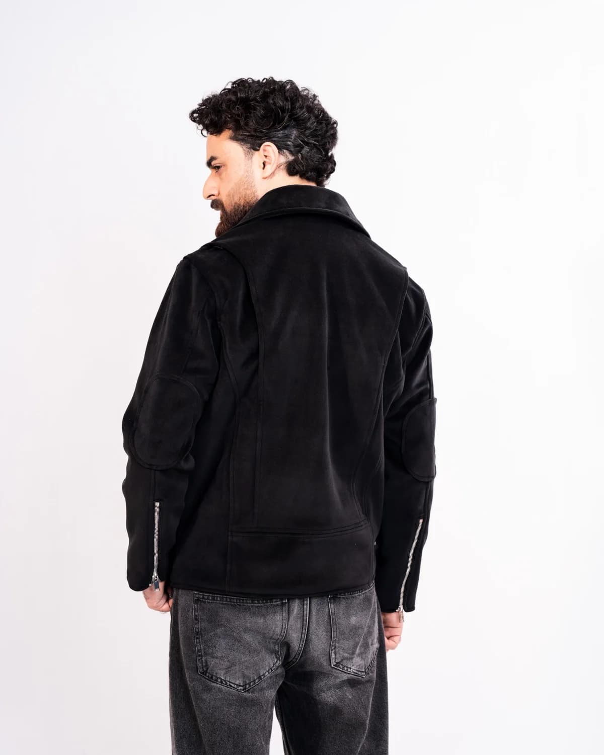 ARZAAL'S BLACK FAUX FUR JACKET ST3 thumbnail 8