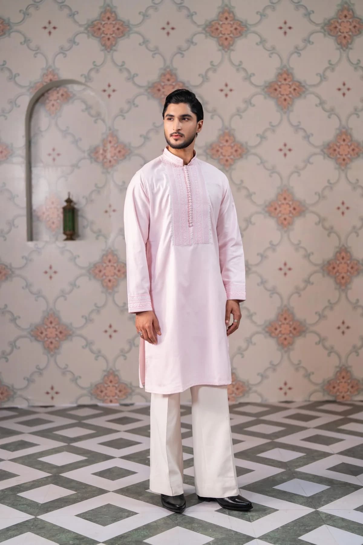 ARZAALS POWDER PINK MUGHAL STA07 thumbnail 5