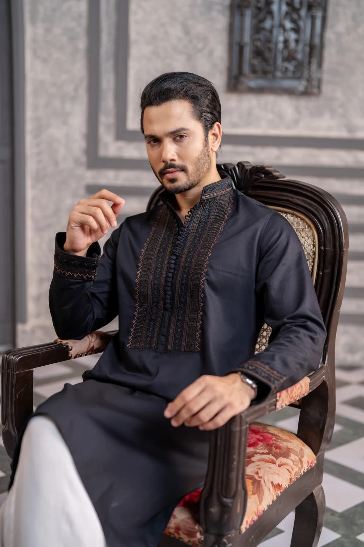 ARZAALS BLACK MUGHAL STA07 thumbnail 2