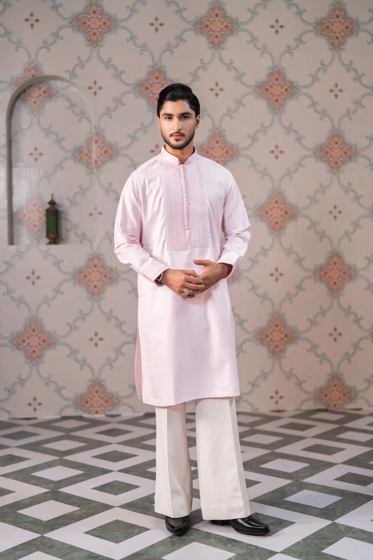 ARZAALS POWDER PINK MUGHAL STA07 thumbnail 4