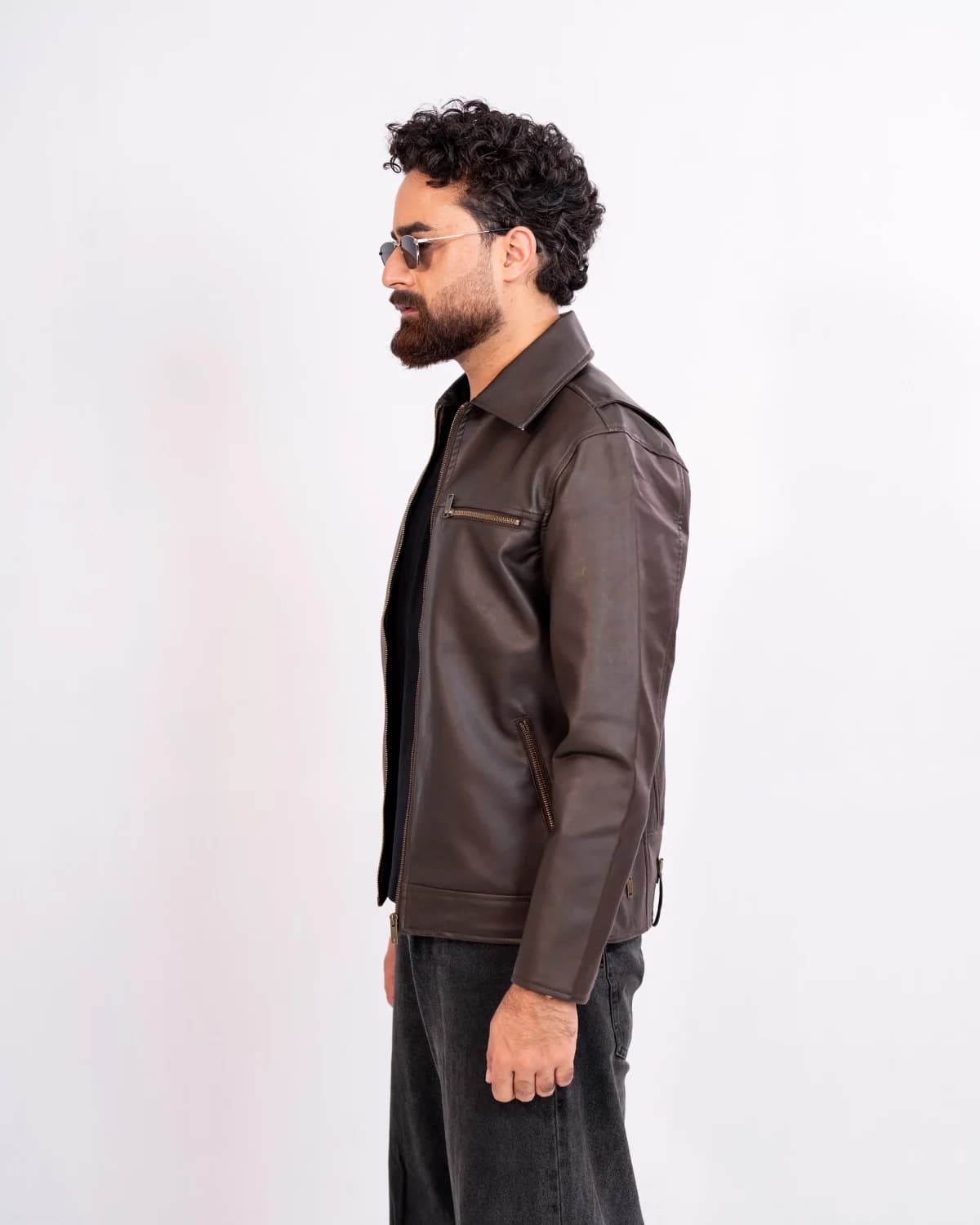 ARZAAL'S THE RICH DARK CHOCOLATE LEATHER JACKET ST2 thumbnail 3