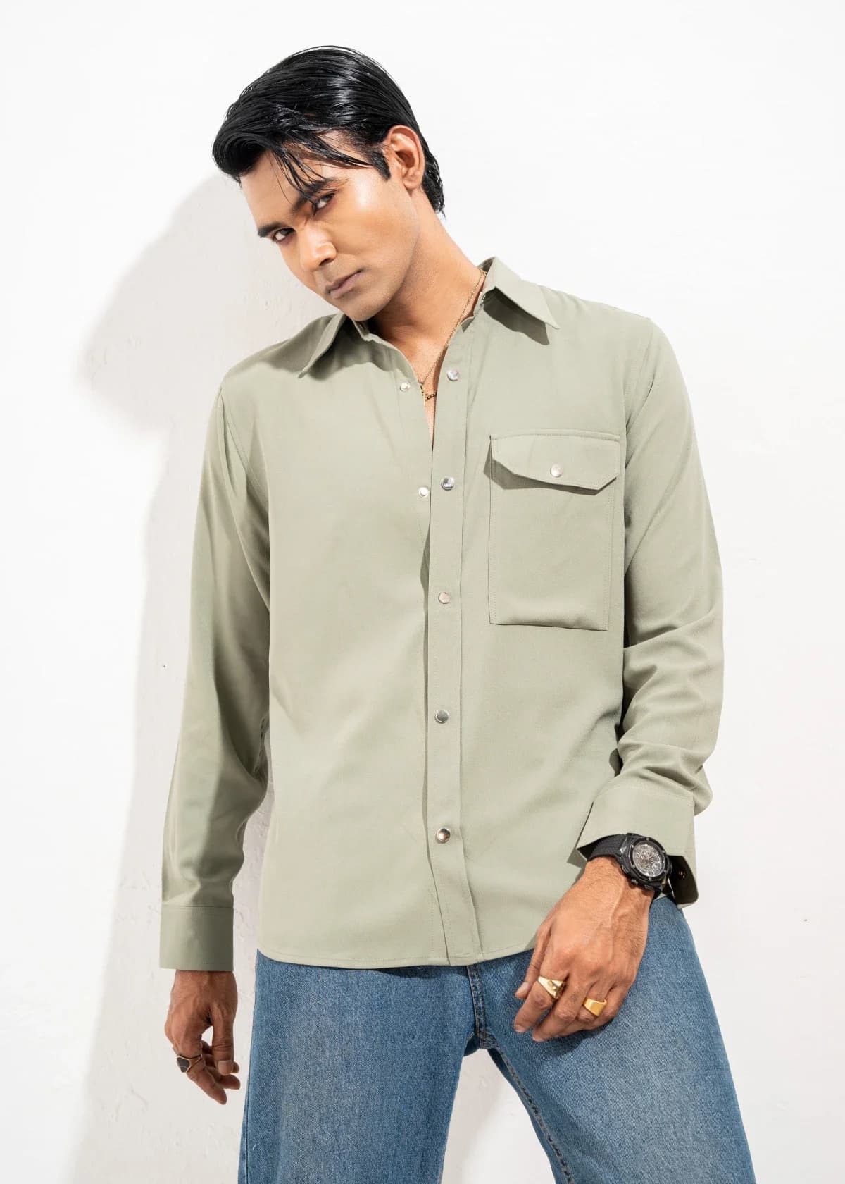Camouflage Green Shirt thumbnail 2