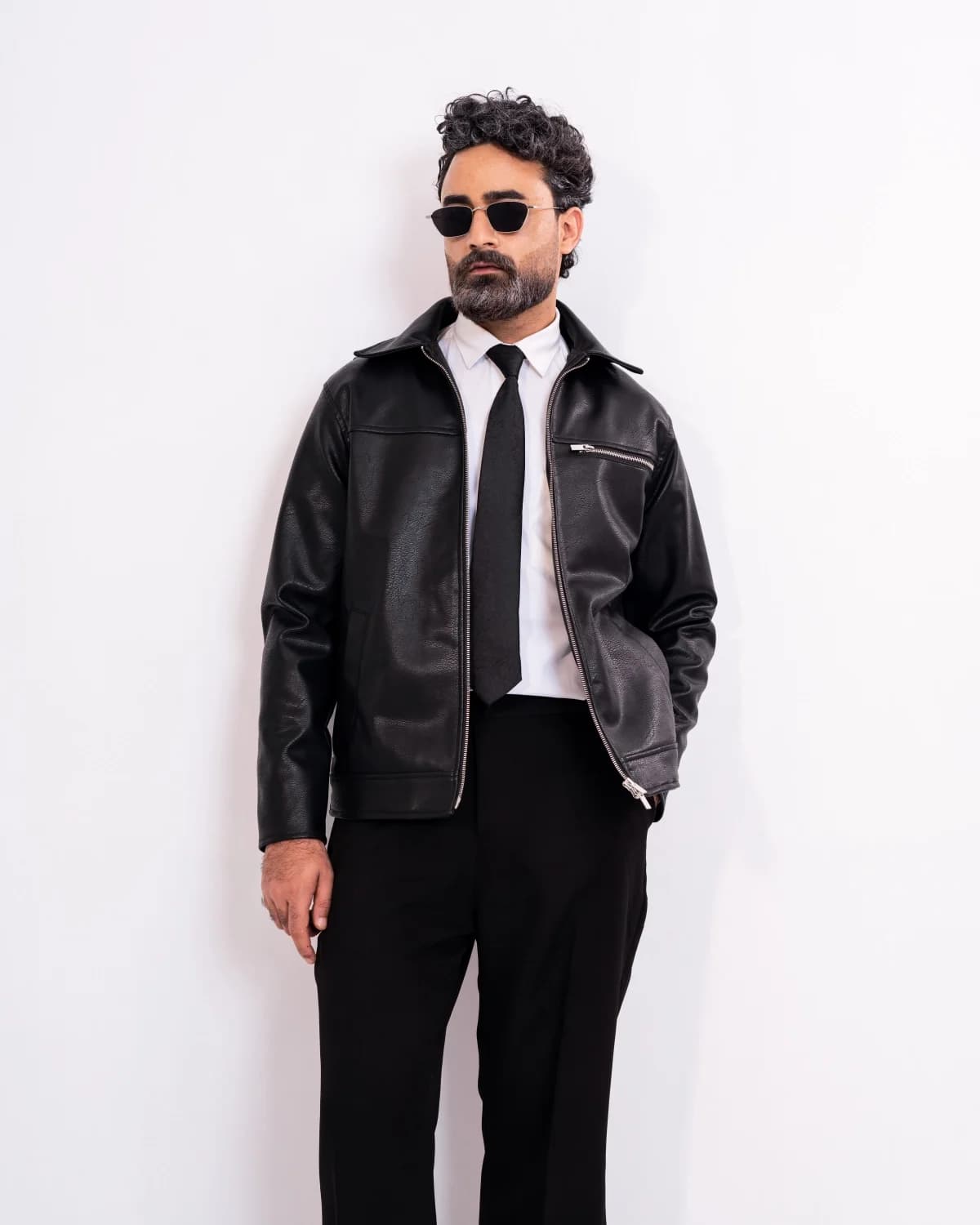 ARZAAL'S THE RICH BALCK LEATHER JACKET ST01 thumbnail 5
