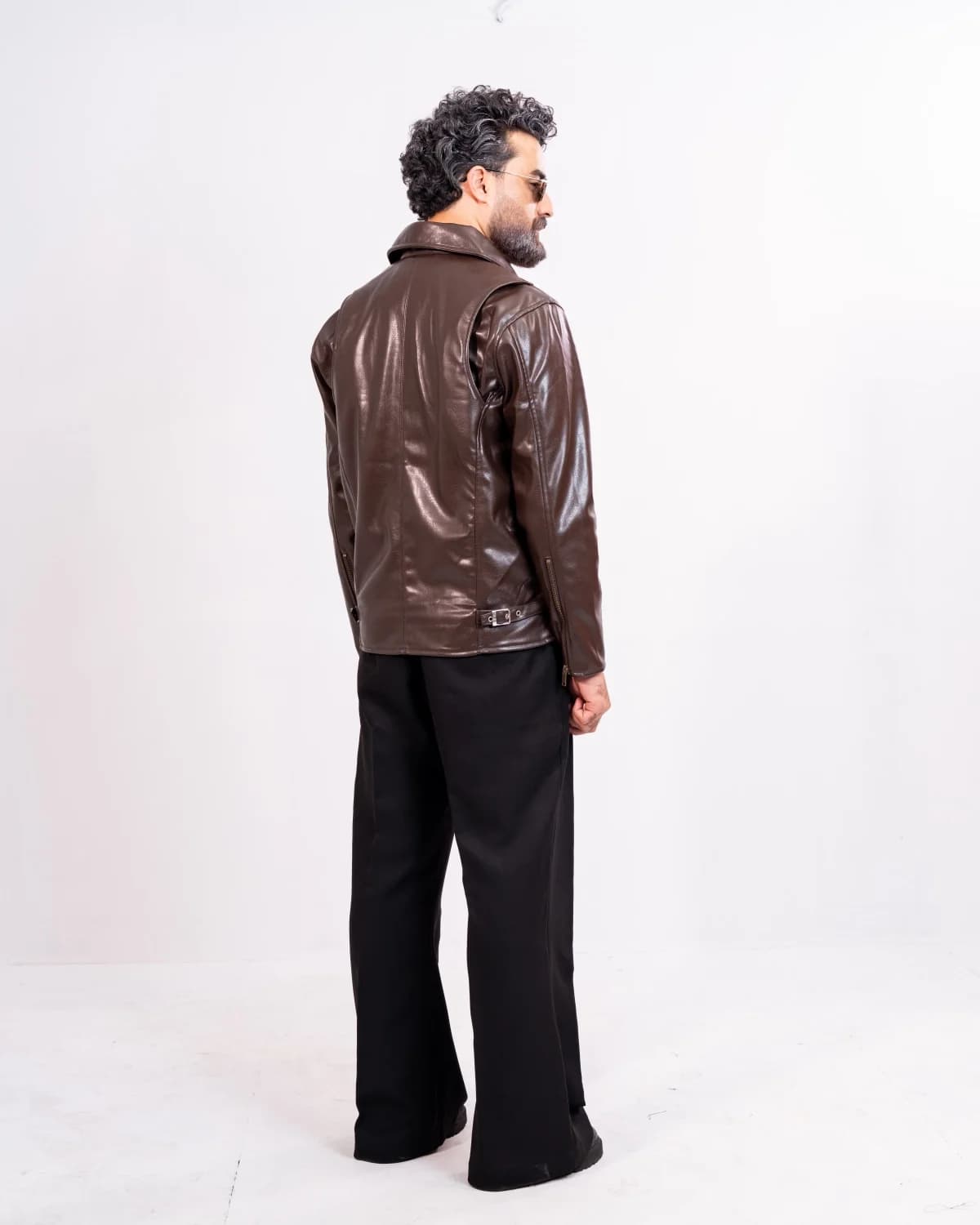 ARZAAL'S THE RICH CHESTNUT BROWN LEATHER JACKET ST01 thumbnail 5