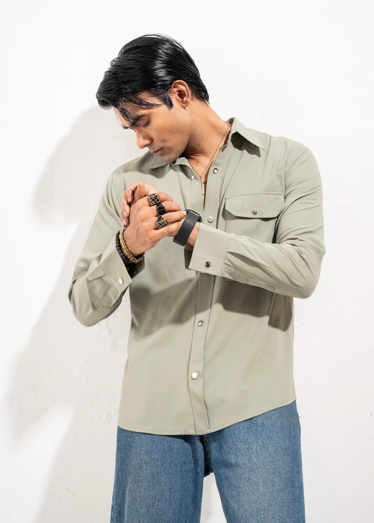 Camouflage Green Shirt thumbnail 4