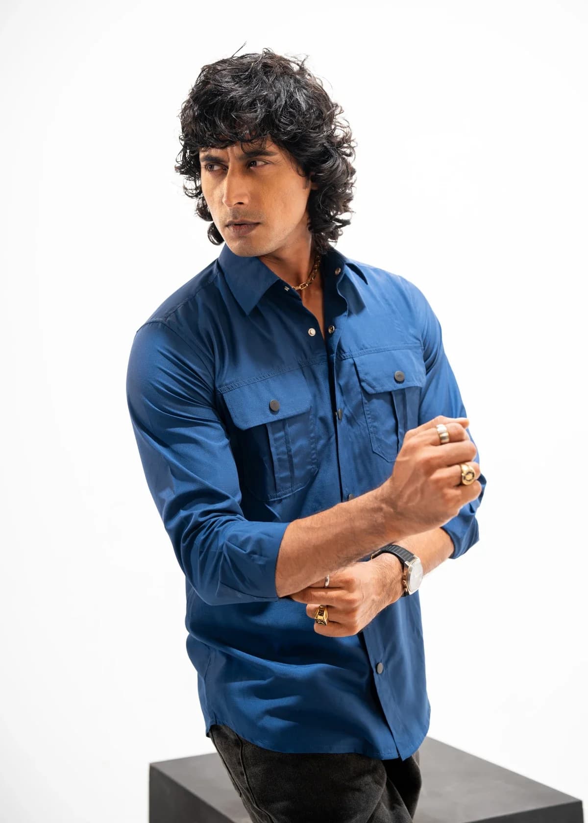 Dark Midnight Blue shirt thumbnail 2