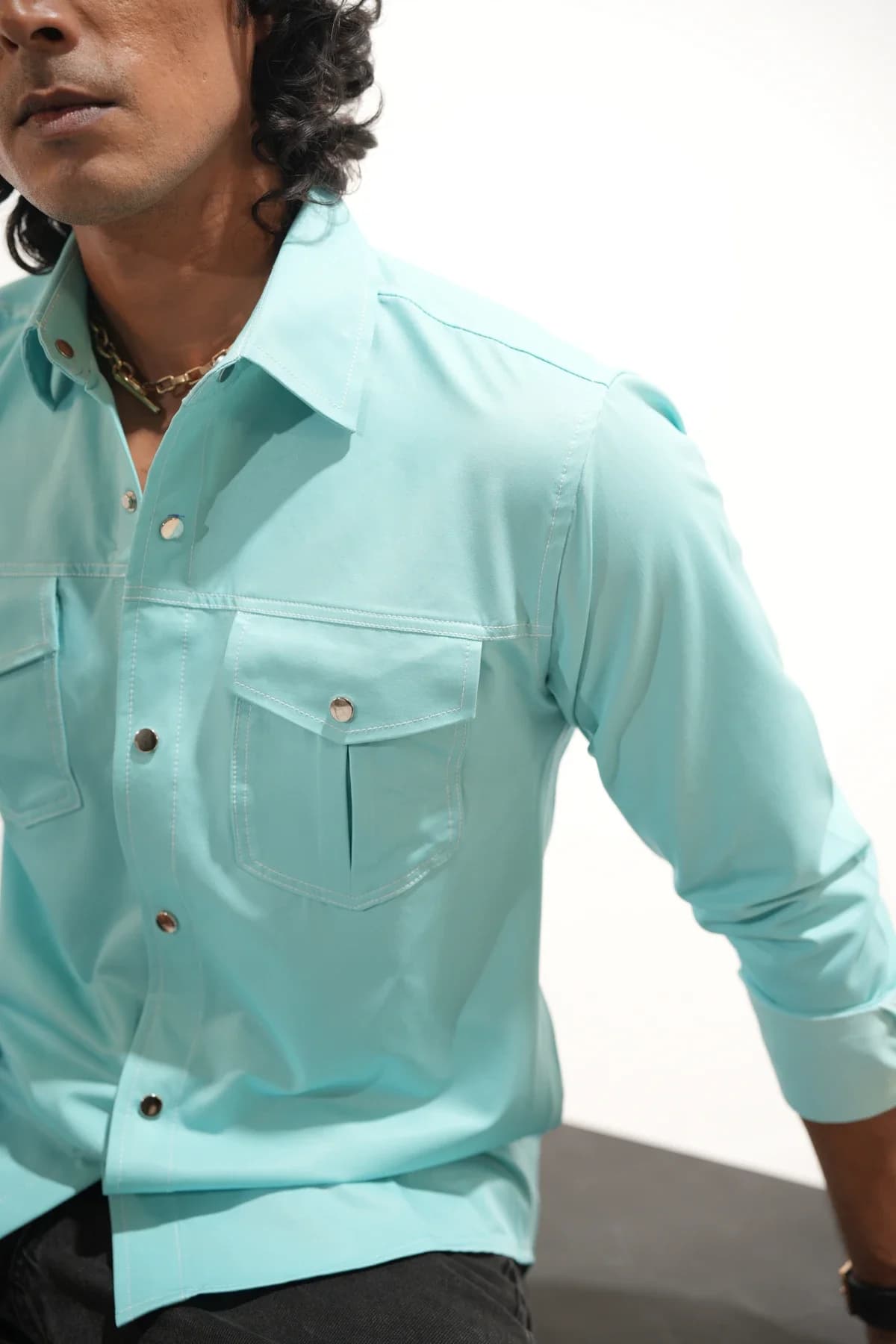 Electric Blue Shirt thumbnail 3