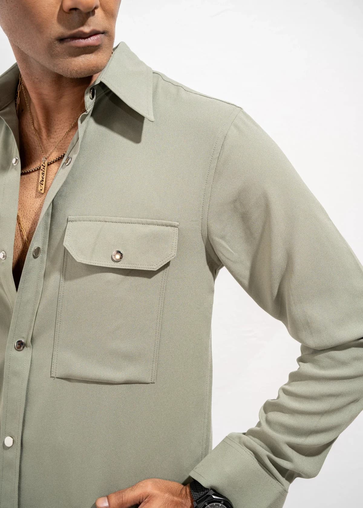 Camouflage Green Shirt thumbnail 3