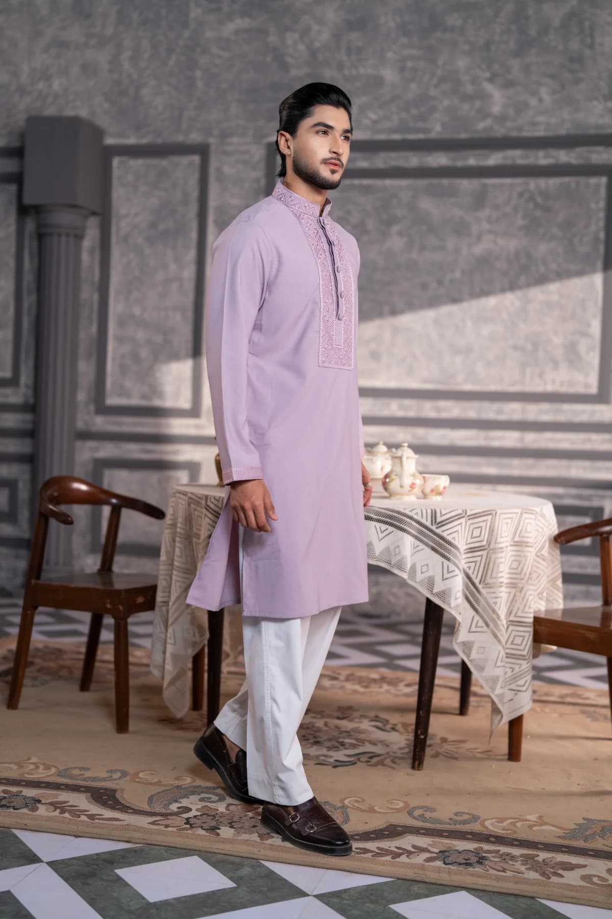ARZAALS MUTED LAVENDER MEHFIL STA10 thumbnail 3