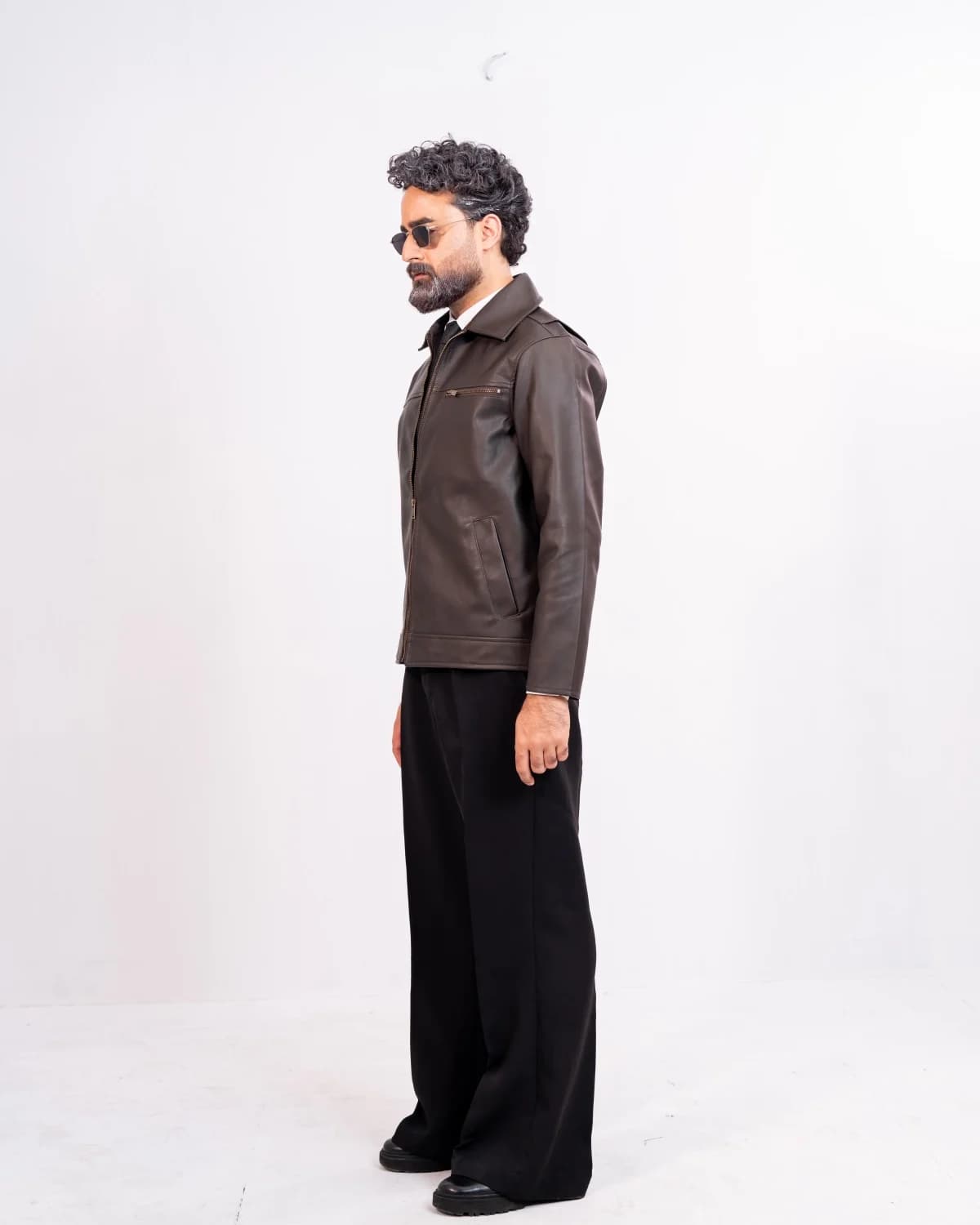 ARZAAL'S THE RICH DARK CHOCOLATE LEATHER JACKET ST01 thumbnail 6