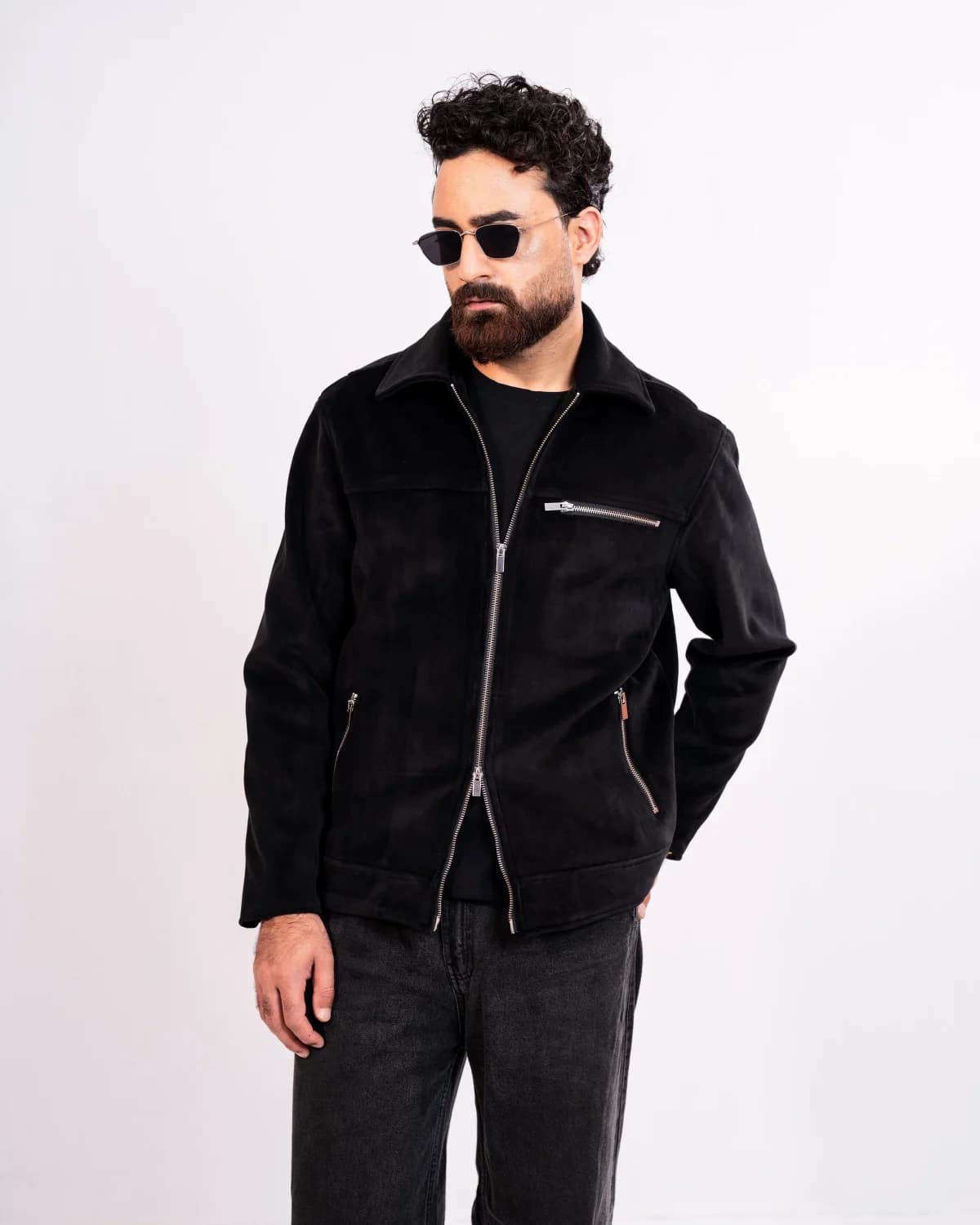 ARZAAL'S BLACK FAUX FUR JACKET ST2 thumbnail 5