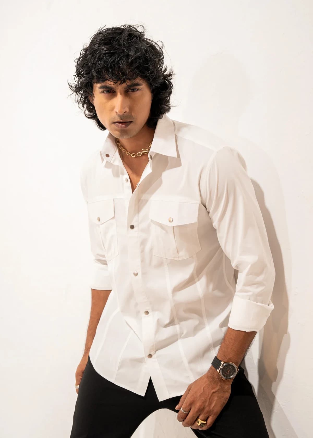 Powder White Shirt thumbnail 4
