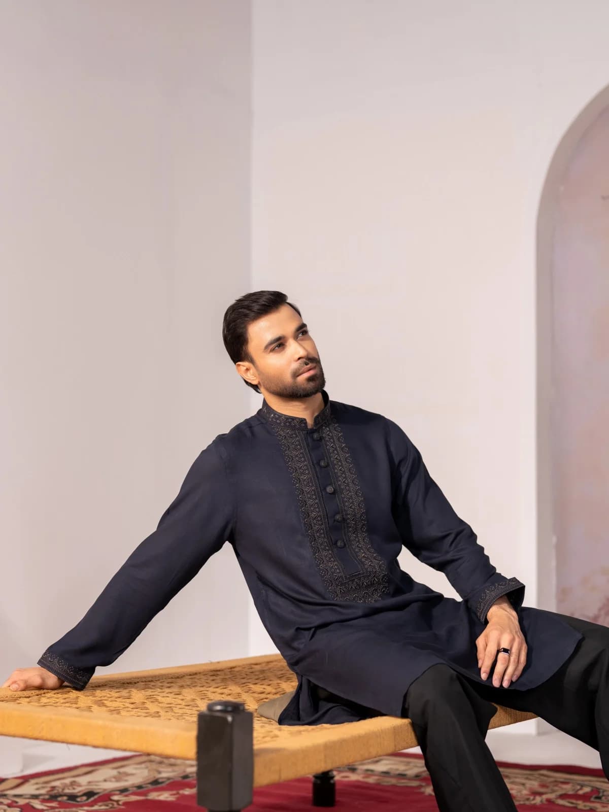 ARZAALS DARK NAVY SHAHI STA11 thumbnail 2