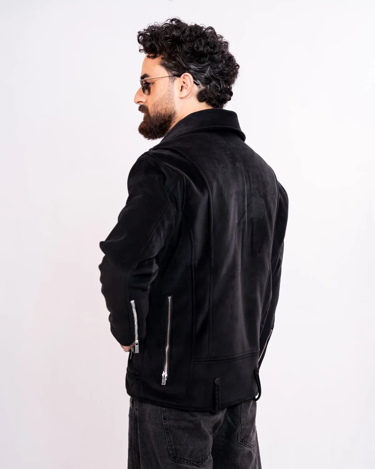 ARZAAL'S BLACK FAUX FUR JACKET ST2 thumbnail 3
