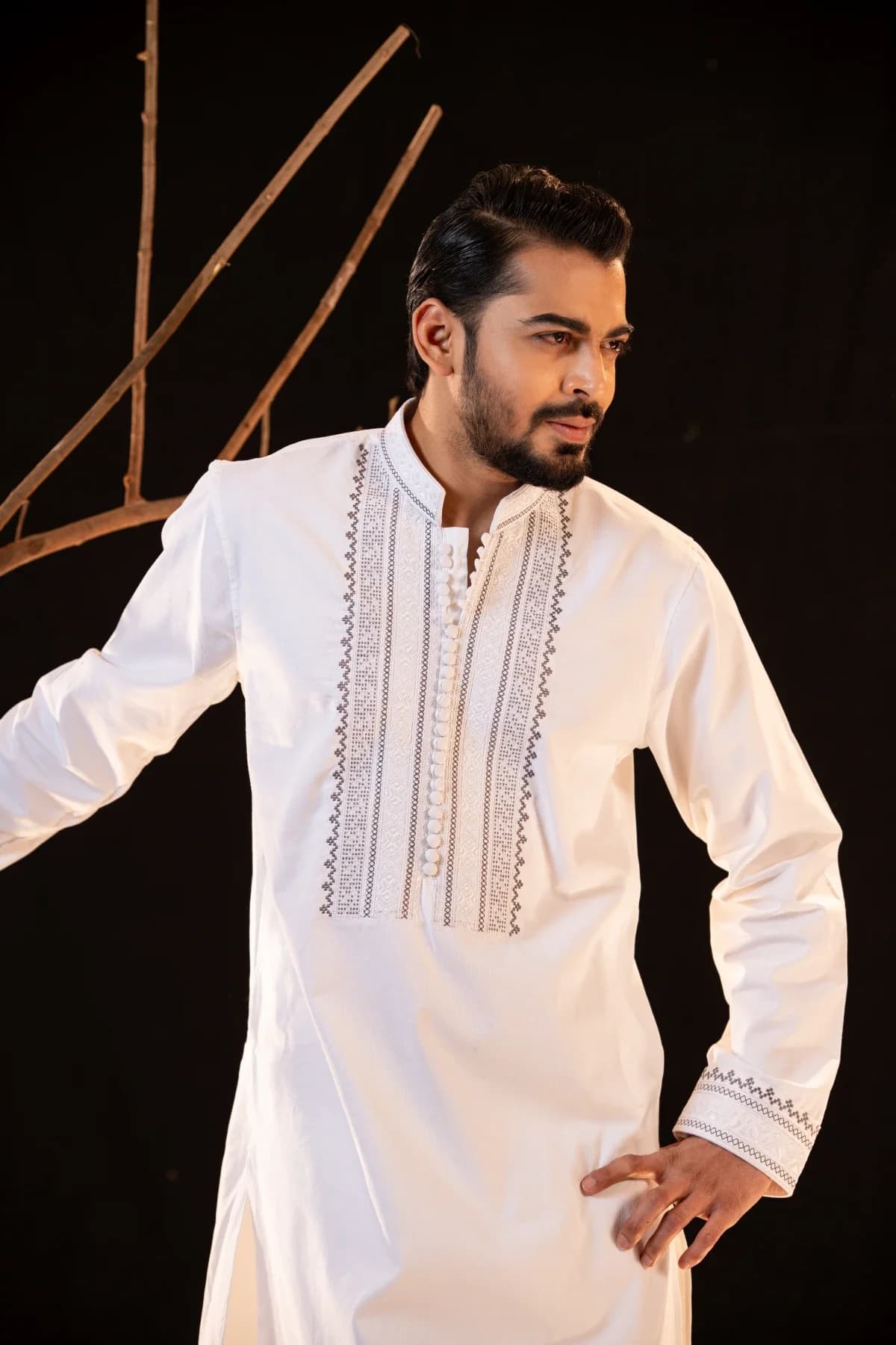 ARZAALS STEP WHITE PANJABI ST-06 thumbnail 4