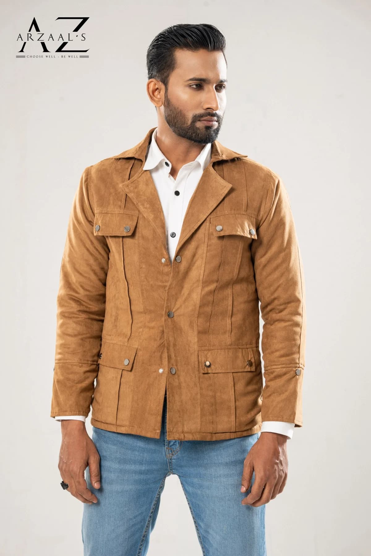 Mens Brown Chester Jacket thumbnail 3