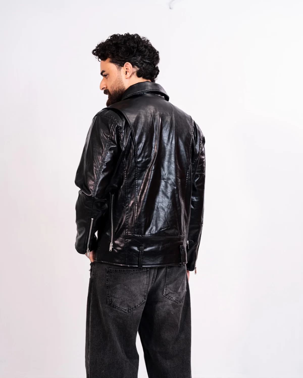 ARZAAL'S THE RICH BLACK LEATHER JACKET ST2 thumbnail 3