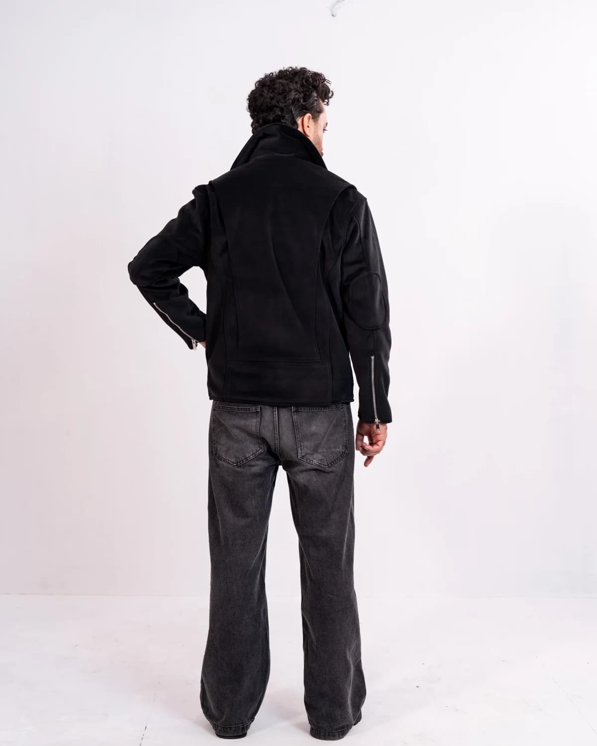 ARZAAL'S BLACK FAUX FUR JACKET ST3 thumbnail 7
